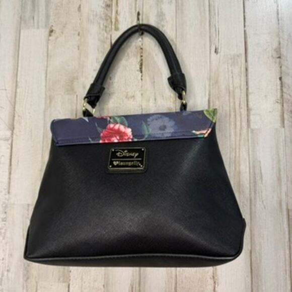 Loungefly Disney Tinker Bell Floral Satchel Bag Multicolor Women's Handbag - Picture 2 of 5